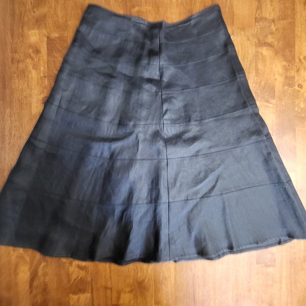 George Me by  Mark Eisen ~ Sz 6 ~ Black Flared Skirt ~ Excellent Condition